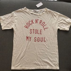 NWT distressed graphic t-shirt by project social